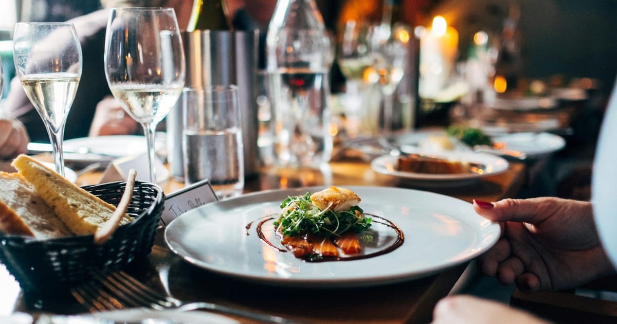 A plated dish served on a white ceramic plate.
